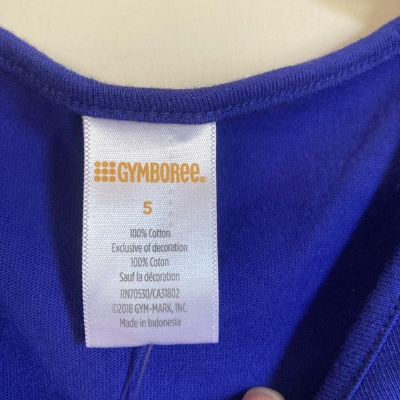 🌞Gymboree New Navy Embroidered Sea Theme Sleeveless Dress #IB - Picture 2 of 5